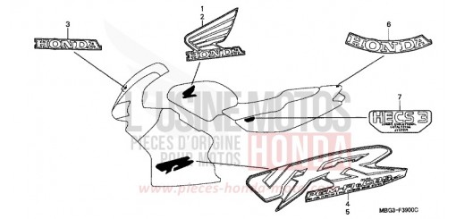 MARQUE (1) VFR800FIX de 1999